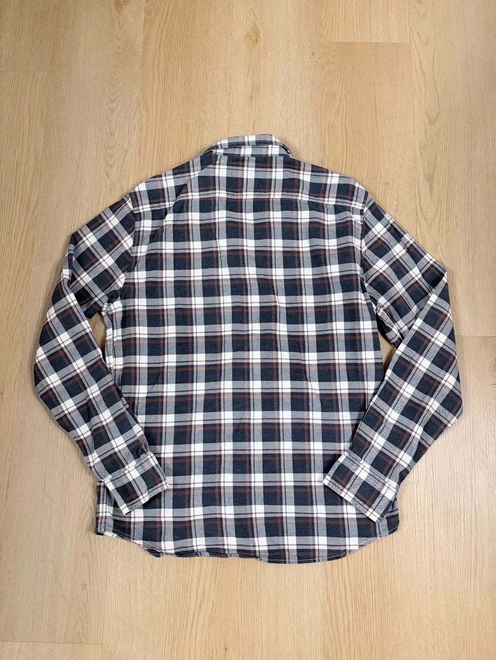 Banana Republic Luxe Flannel Plaid Shirt Men’s Medium